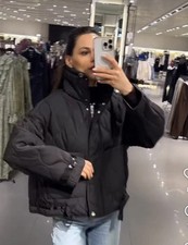 ZARA BNWT 2024. BLACK PADDED