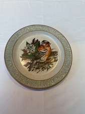 Purbeck Pottery Bird Plate 10" Vintage Studio Ware