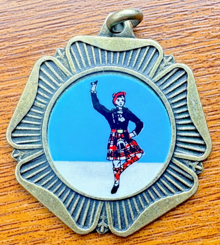Scottish highland dancer medal - highland,