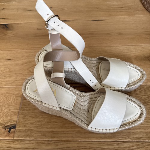 Zara ivory wedge espadrille - wedge,