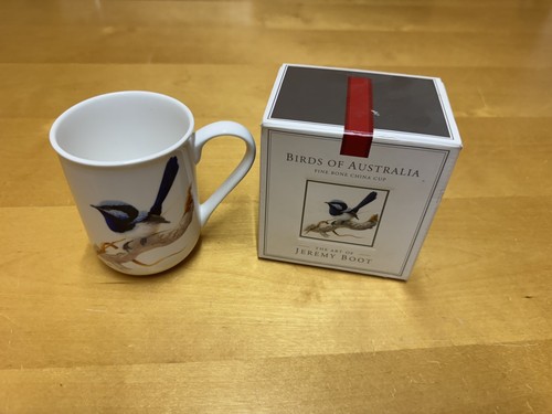 Blue wren fine bone - blue,