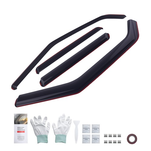 Rain wind deflectors for range - wind,