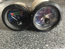 MOTO GUZZI VOLT METER VEGLIA 12v time clock lemans 2 sp t5 pair tested working