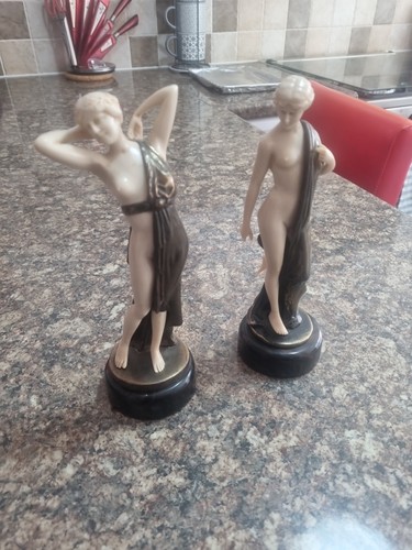 Ferinard preiss bronze figures - bronze,