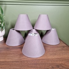 Clip On Lampshade Mauve 5.5''