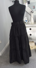 Antique Victorian Silk Taffeta Skirt