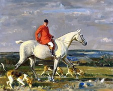 Canvas Print Hunting Scenes