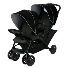 Graco Stadium Duo BLACK/GREY Twin Stroller