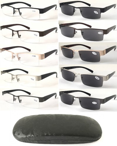 Semi rimless reading glasses - semi-rimless,