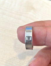 Men's platinum ring with 0.4ct baguette diamond