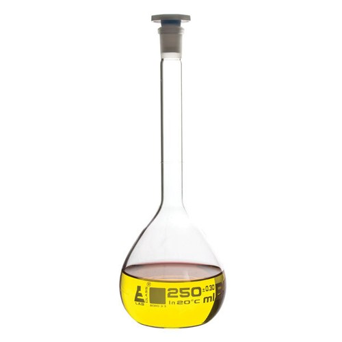 Labglass volumetric flask with - volumetric,