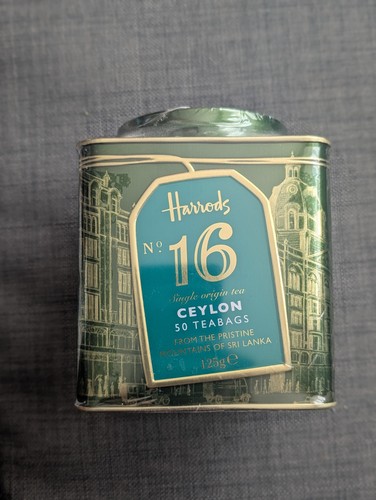 Harrods ceylon tea - 16, tin