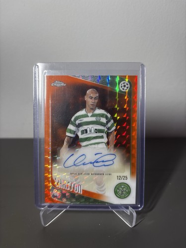 Henrik larsson auto topps - henrik,