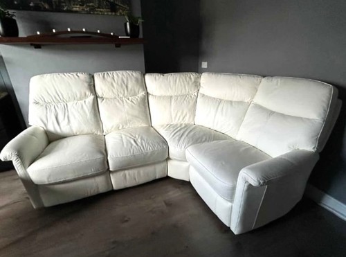 Comfy white leather - comfy,