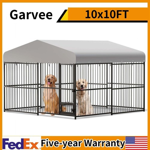Outdoor large dog kennel with - large,