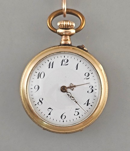 Antique gold plated ladies - gold-plated,