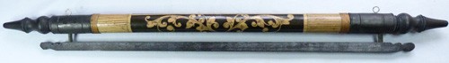 Vintage bali batik scroll - vintage,
