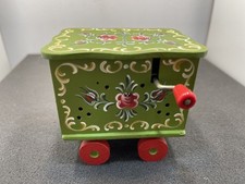 Music Box Wood Barrel Organ 8