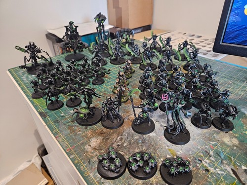 Necron army painted - necron, warriors