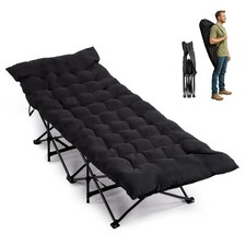 Folding camping cot bed with - cot,