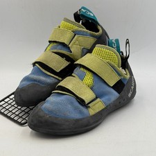 Scarpa Prime Rock Climbing Bouldering UK5.5 Shoes Blue/Green/Black