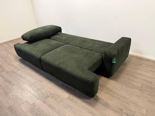 Julien green fabric seater - green,