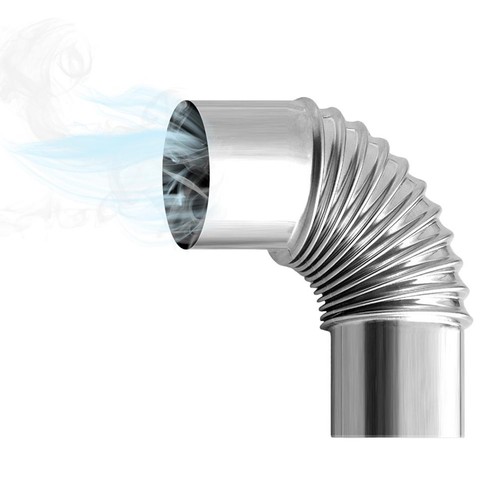 Wood stove chimney stainless - wood,
