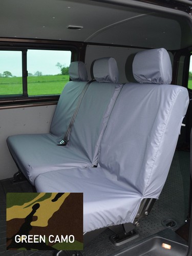 Tailored green camo rear bench - tailored,
