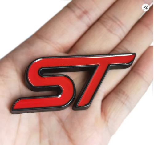 Front grill red silver - front, st