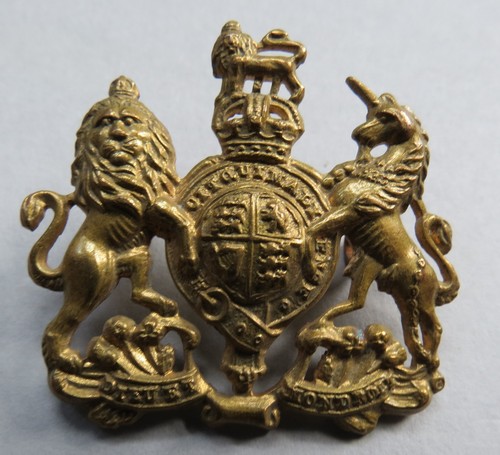 Military small brass badge - small,