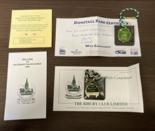 Dunstall Park and The Bibury Club Salisbury Racing Badges 1999 - FREE POSTAGE