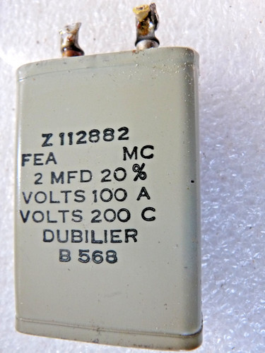 Dubilier 2µf 2uf 2mfd 20 - dubilier,