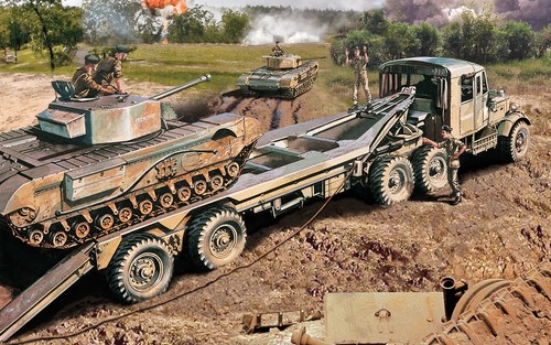 Airfix a02301v scammell tank - airfix,