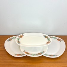 4 x Vintage Oval  steak plate