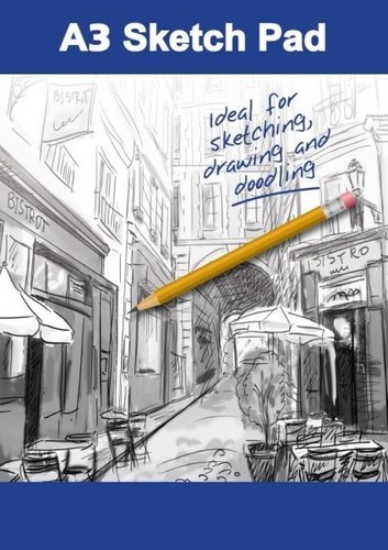 Sketch book pad drawing - book,