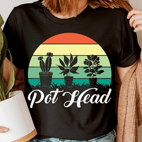 Pot head plant - pot,