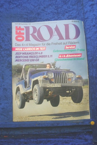 Off road 91 jeep - 9/91,