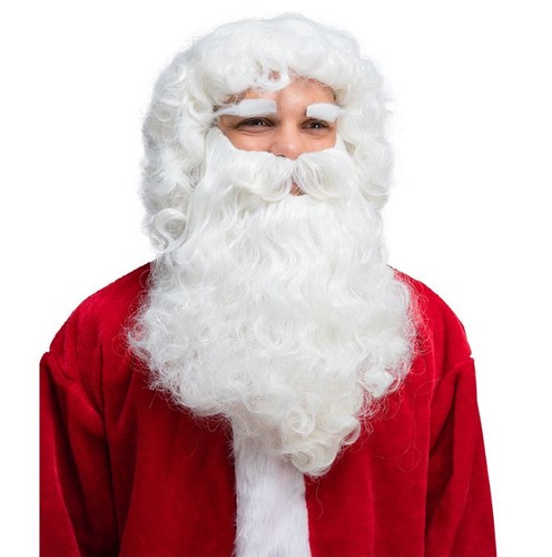 Adult deluxe santa wig - deluxe,