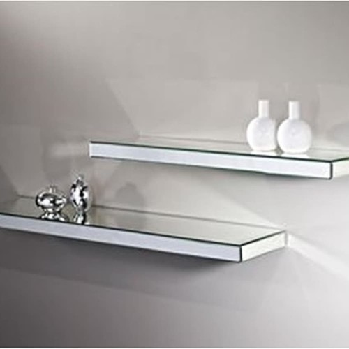 Silver mirrored glass - 2x,