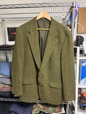 Harris Tweed Olive Green Wool