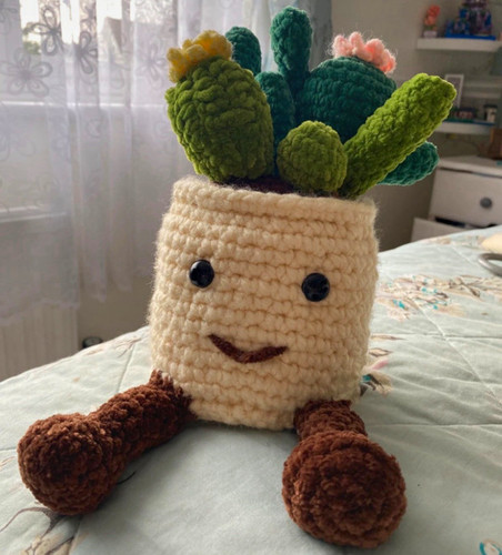 Handmade hand crocheted - handmade, cactus
