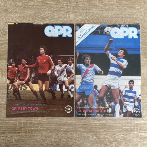 1982 cup programmes qpr - cup,