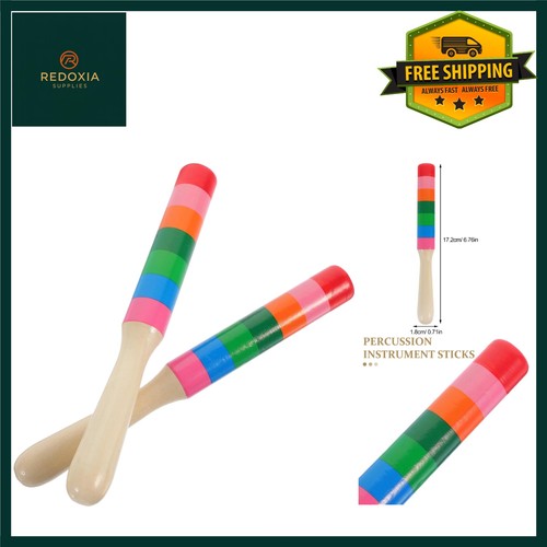 Natural wood rhythm sticks - wood,