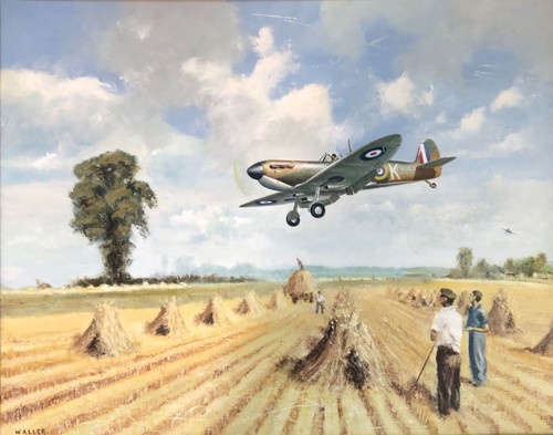 Vintage ww2 aviation art - ww2,