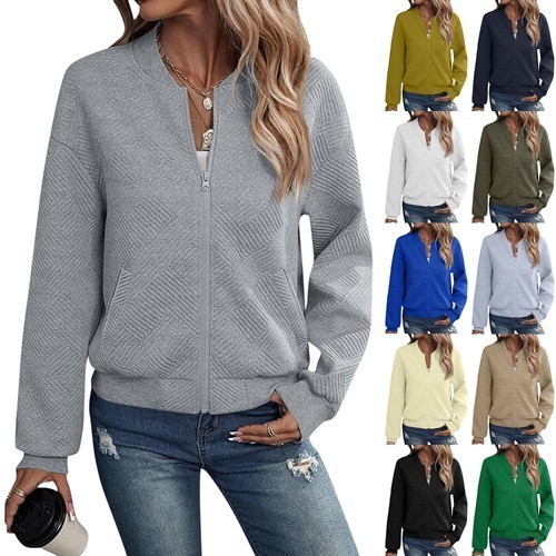 Ladies zip cardigans - zip,