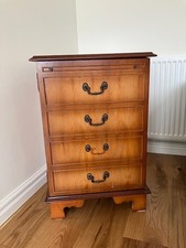 Lexterten Hi-Fi Cabinet, yew wood, in good condition 75cm H, 45 W, 45 D