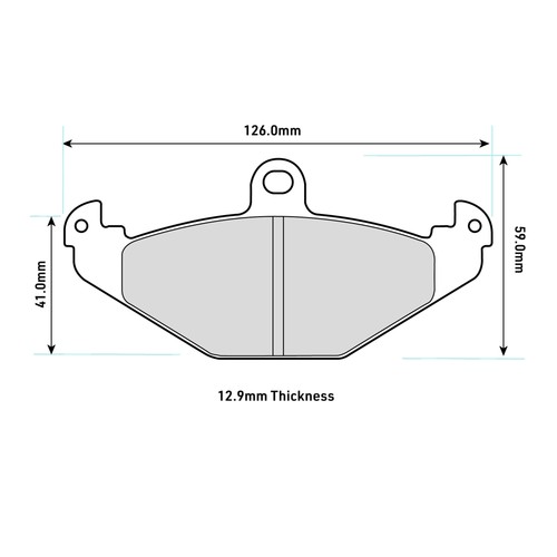 Ferodo rear ds2500 track brake - rear,