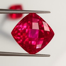 14 Ct Pink Sapphire Cushion