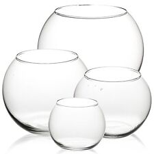 Pasabahce Round Glass Flower Vase Fish Bowl Balloon Centerpiece Wedding Gift Box