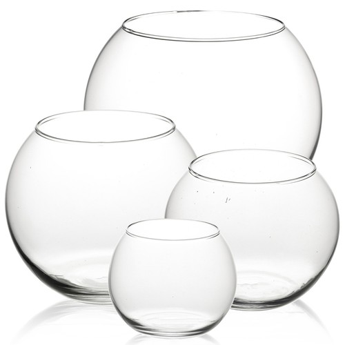 Pasabahce round glass flower - round,